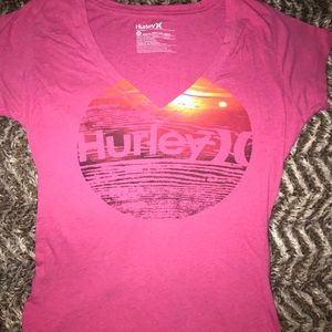 Pink Hurley shirt
